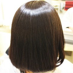 縮毛矯正　ヘアカラー