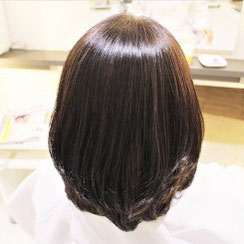 縮毛矯正　デジタルパーマ　ヘアカラー