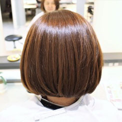 縮毛矯正　ヘアカラー