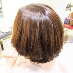 縮毛矯正　デジタルパーマ　ヘアカラー
