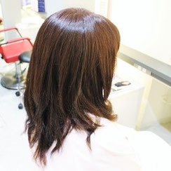 縮毛矯正　デジタルパーマ　ヘアカラー