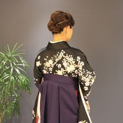 袴の着付け　ヘアセット