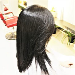 縮毛矯正　ヘアカラー　ポイントデジタルパーマ