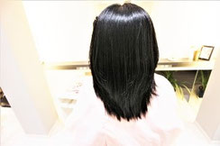 縮毛矯正　デジタルパーマ　ヘアカラー
