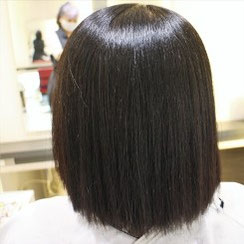 縮毛矯正　ヘアカラー