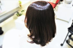 縮毛矯正　デジタルパーマ　ヘアカラー