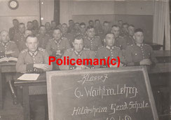 Klasse 7, 6. Wachtmeister-Lehrgang, Gendarmerie-Schule Hildesheim 1942