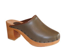 sabots suedois talon haut