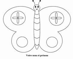 dessiner un papillon avec paint