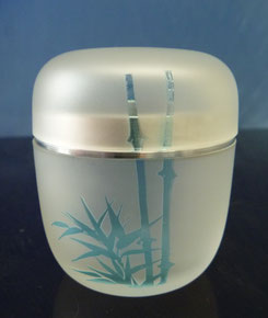 ガラス 棗/美術品 - ー大和堂ー ガラスや錫をつかった茶器、煎茶