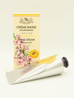 crème mains huile d'abricot