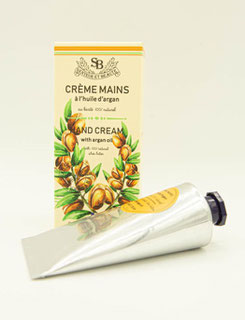 crème mains huile d'argan