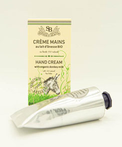 crème mains lait d'ânesse BIO