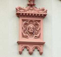 Plauen, Untere Endestraße 4, Fassadendetail
