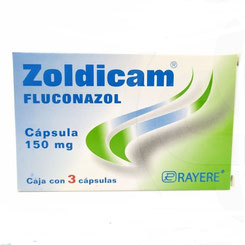FLUCONAZOL 150 MG C/3 CAPSULAS ZOLDICAM