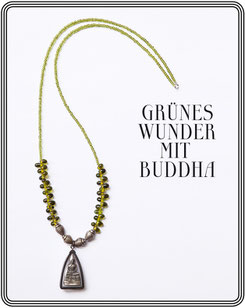 GRÜNES WUNDER MIT BUDDHA
