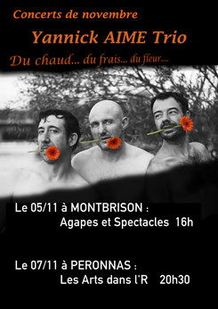 ATTENTION : CONCERT DU 7/11 REPORTE A UNE DATE ULTERIEURE, INFO DU JOUR !