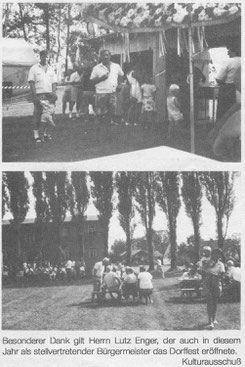 Bild: Wünschendorf Erzgebirge Dorffest 1992