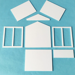 Kleines Miniaturhaus 1:12 selber bauen