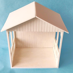 Kleines Miniaturhaus 1:12 selber bauen