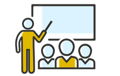 Le Collège CEI dispense des formations en classe physique pour ses programmes de courtage, inspection et assurance. Image sous propriété exclusive du collège CEI, réutilisation interdite