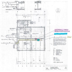 Einbau Frischluftzufuhr in den Keller