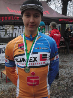 Foto: Maxime Glöckner beherrschte die Querfeldeinsaison und gewann bei den Titelkämpfen verdient Silber