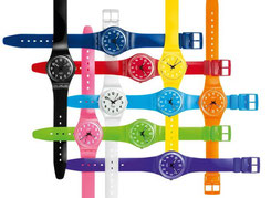 Montres SWATCH multicolores