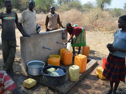 rock catchments Torit  Eastern Equatoria water supply hygiene sanitation