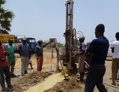 drilling groundwater handpump Aweil NBeG WASH