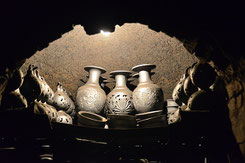 pots in a kiln