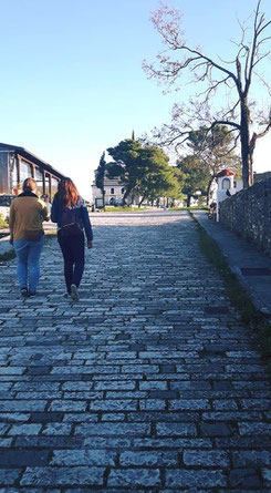 Sightseeing the old town of Ioannina, with Dora