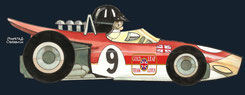 Graham Hill by Muneta & Cerracín