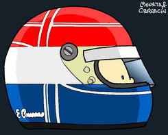 Helmet of Erik Comas by Muneta & Cerracín
