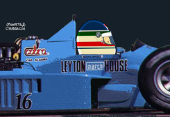 Helmet of Ivan Capelli by Muneta & Cerracín