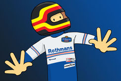 Helmet of Stefan Bellof by Muneta & Cerracín