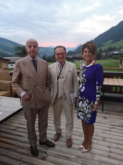 Prof. Dr. Georg Zanger gemeinsam mit Dr. Jabloner und Bundeskanzlerin Dr. Bierlein
