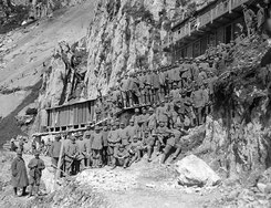 La 33° compagnia minatori a Bocchetta Campiglia