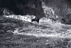 Forte Luserna dopo i bombardamenti italiani