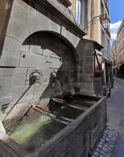 Fontaine des lions à Clermont-Ferrand