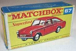 Box mit rotem Superfast Schriftzug und Regular Wheel Modell
