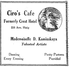 Exhibit A: Ciro's Cafe