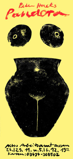 135 x 64 cm, Handdruck 