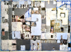 Henry Mazaud Huile sur papier Peinture Bordelaise Galerie Bassam Bordeaux Cap Ferret
