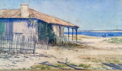 Raoul Dosque Cabane Cap Ferret Bassin d'Arcachon Galerie Bassam