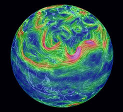 Earth 地球の風 天気 海の状況地図 世界の風 日本の風 情報ポータル Net