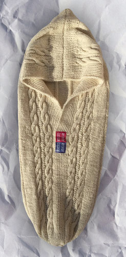 mybabycocoon KLASSIK, Kapuze, babycocoon, Baby-Alpaka,