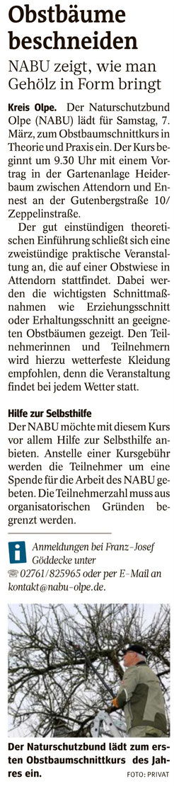 Westfalenpost, 17.02.2020