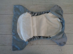 couche lavable Bumgenius elemental organic TE1: vue intérieure