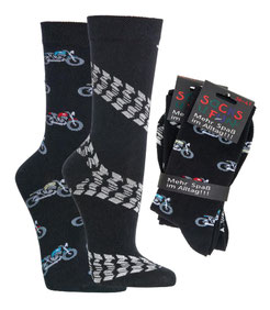 Socken Fun, Motorrad